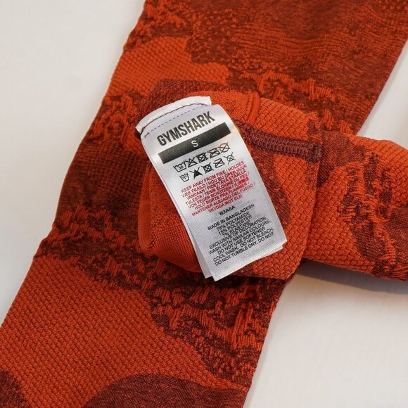 Gymshark Seamless Leggings Red/Orange Adapt Camo - Size Small - Picture 5 of 5
